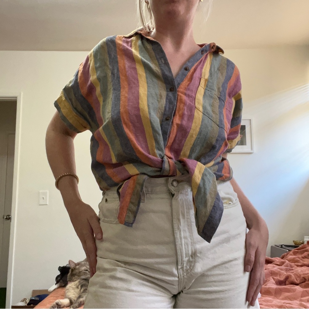 **SOLD** Madewell Oversized Linen Shirt